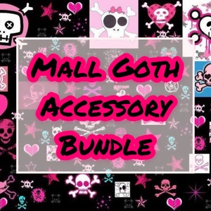 Mall Goth accessories bundle