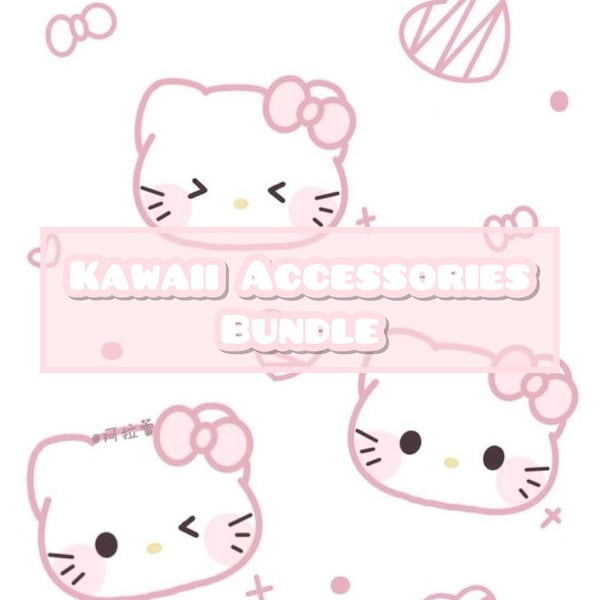 Paquete de accesorios kawaii