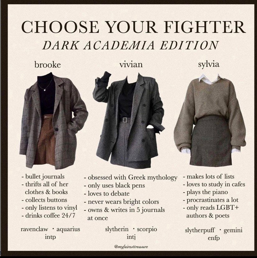 Dark Academia Mystery Clothing Bundle - Etsy