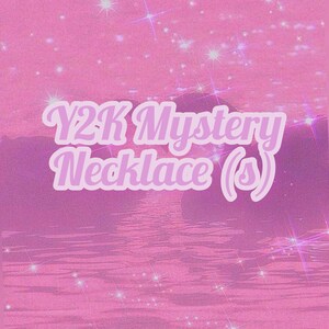 Y2K mystery necklace (s)