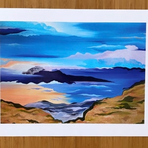 Blue World Print