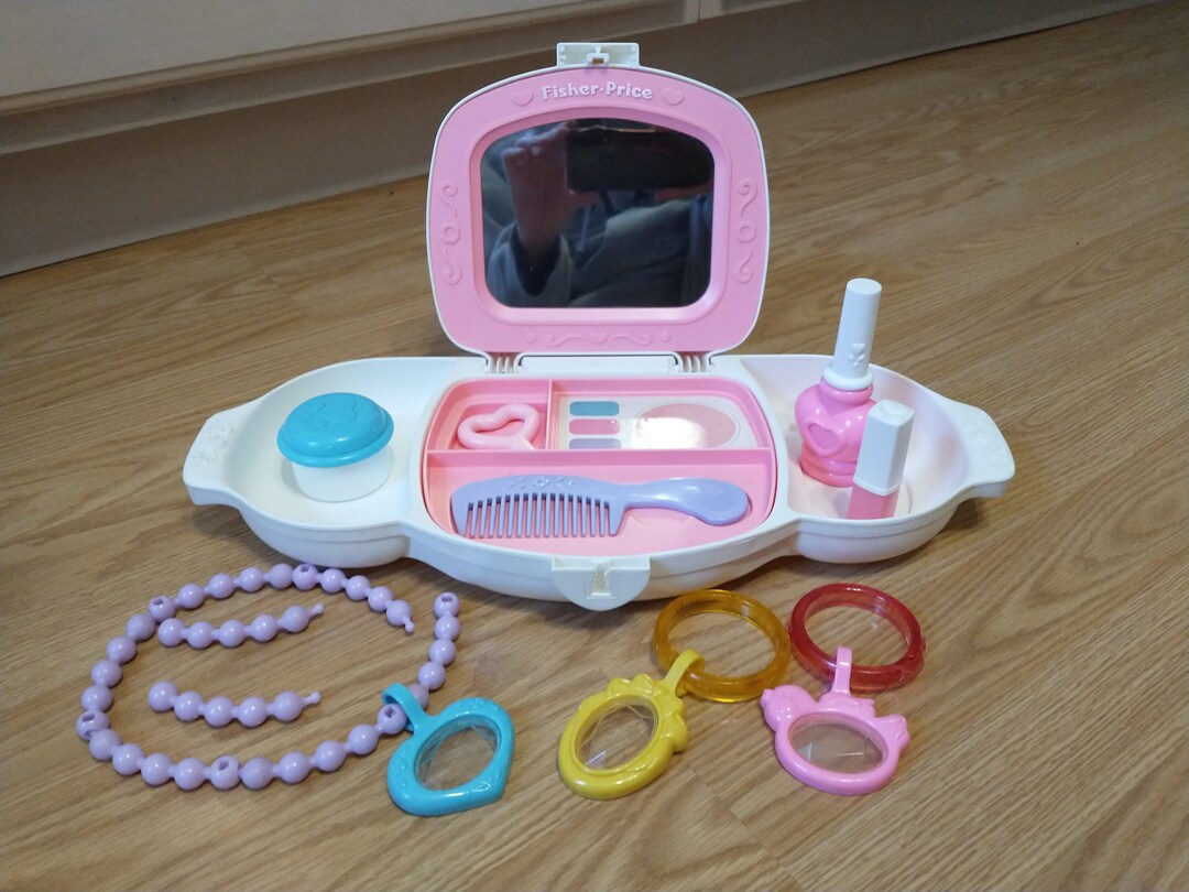 Fisher Price Dress up Vanity With ALL Accessories Vintage 1991 Etsy