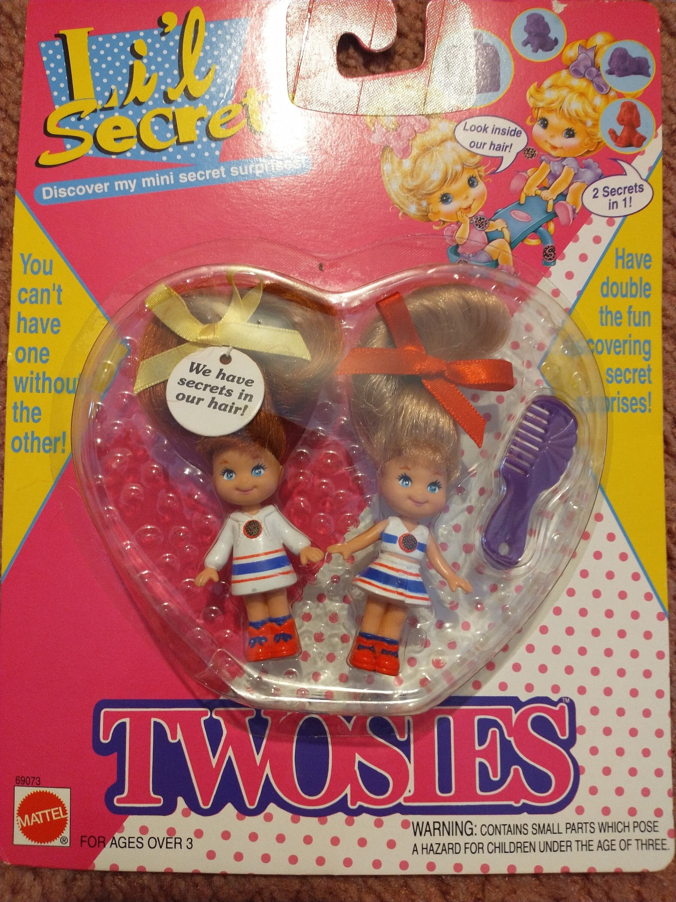 Vintage 1995 Mattel Li'l Secrets Twosies - There is a Surprise in