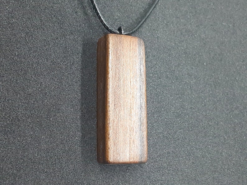 Sinker Mesquite Wood Necklace Pure Wood Pendant Necklace