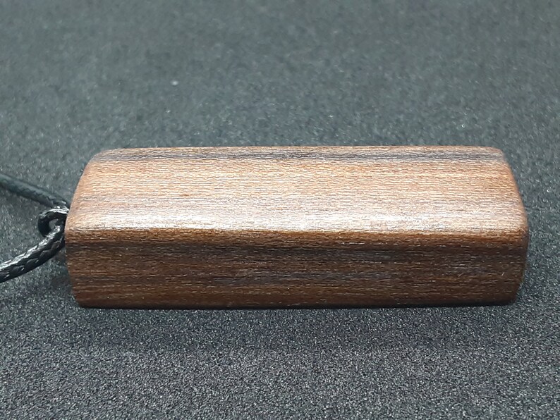 Sinker Mesquite Wood Necklace Pure Wood Pendant Necklace