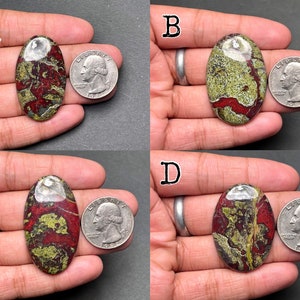 Hand Polished Dragon Jasper Cabochon Gemstone