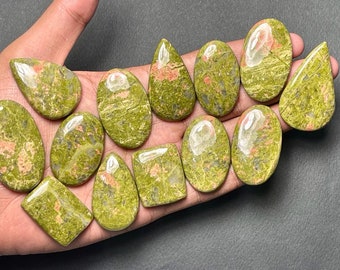 Wholesale Unakite Gemstone Unakite Cabochons Jewelry Making Unakite Gemstone Mix Shapes and Size Unakite Gemstone Bulk Unakite Stone