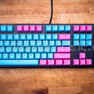 Build Your Own!  * Dual-Tone * Color 104 PBT Backlit Custom Keycap Set fits Mechanical Keyboards  ||  16 Color options  ||  KEYCAPS ONLY