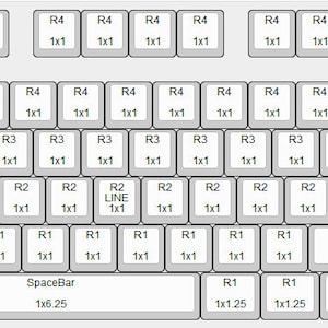 104 Custom Rainbow PBT Keycap Set for Cherry MX style switches. Backlit Keys. Colorful Mechanical Keyboard Mod. Keycaps Only. image 10