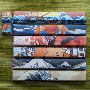 Spacebar PBT Keycap 6.25U Japanese Art Style size fits most keyboards;  Esc Key Set | Cherry mx style caps | Dye Sublimation | Keycaps Only