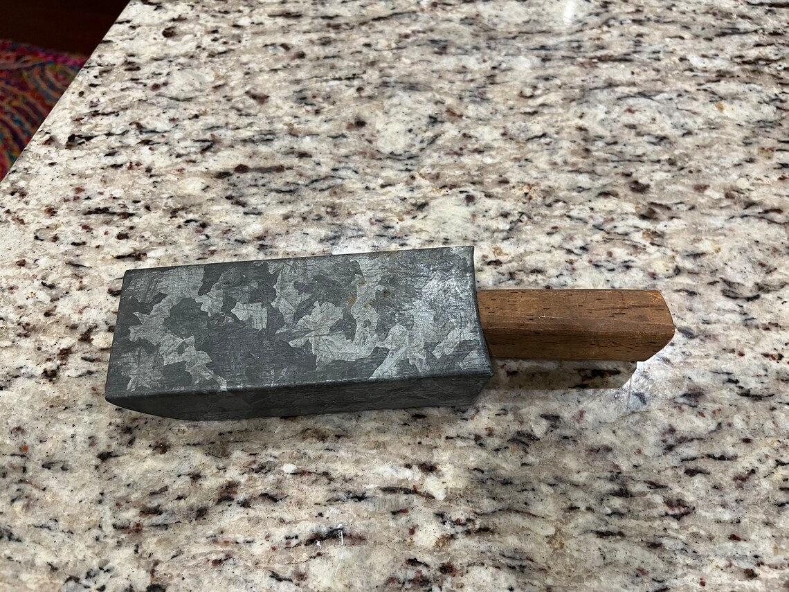 Antique Coal Scoop With Wood Handle and Galvanized Metal Scoop Etsy