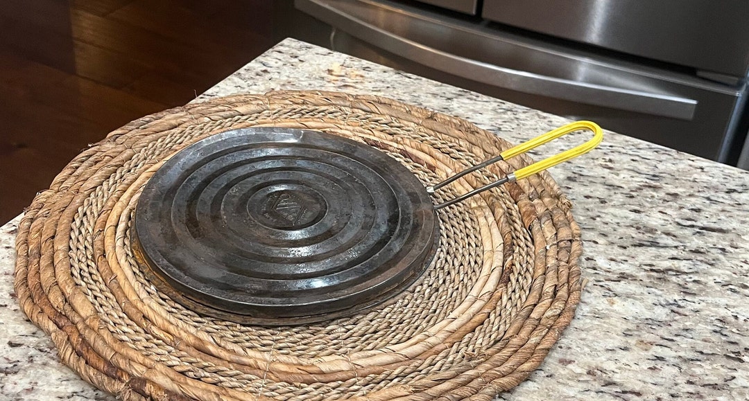 Vintage 1920's Stove Top Metal Heat Diffuser, SIF Plaque Radiante