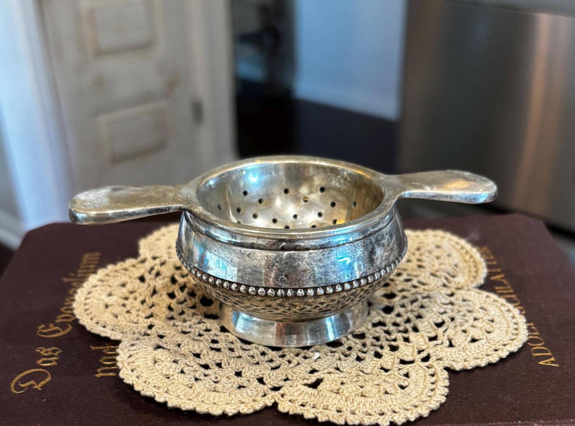Antique English Tea Strainer - Etsy