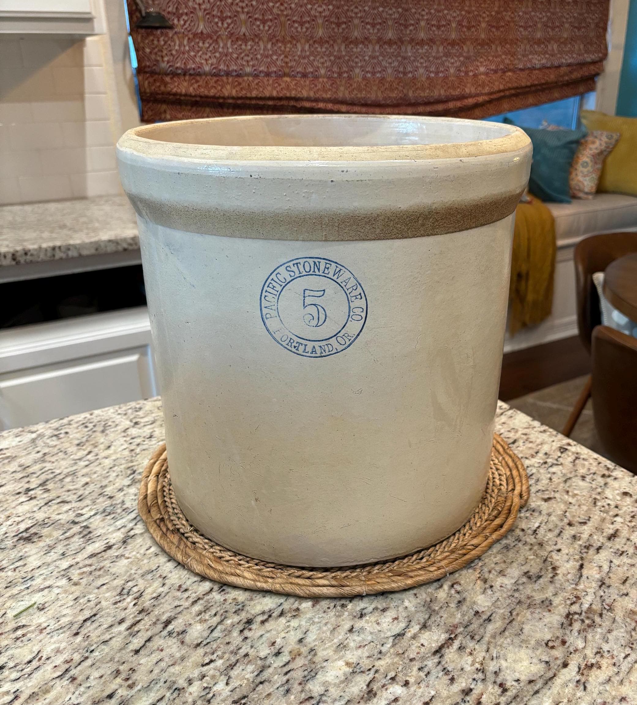 Vintage 1920's RARE Pacific Stoneware Co; Portland, Oregon Five