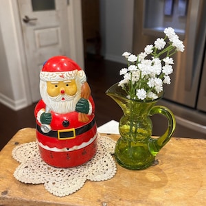 Vintage Santa Claus 60-Minute Holiday Christmas Kitchen Timer Works, Festive Kitchen