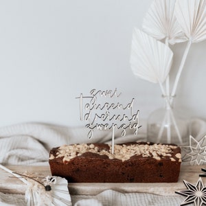 Caketopper 2023 | aus Holz | Silvester Dekoration | Kuchrndtecker | Tortendekoration
