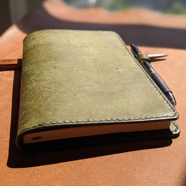 Premium Italian Leather Moleskine Cover - Large