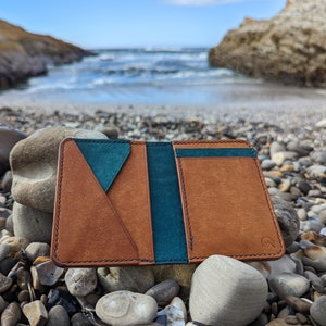 Cartera Signature en piel de vacuno italiana de lujo con forro