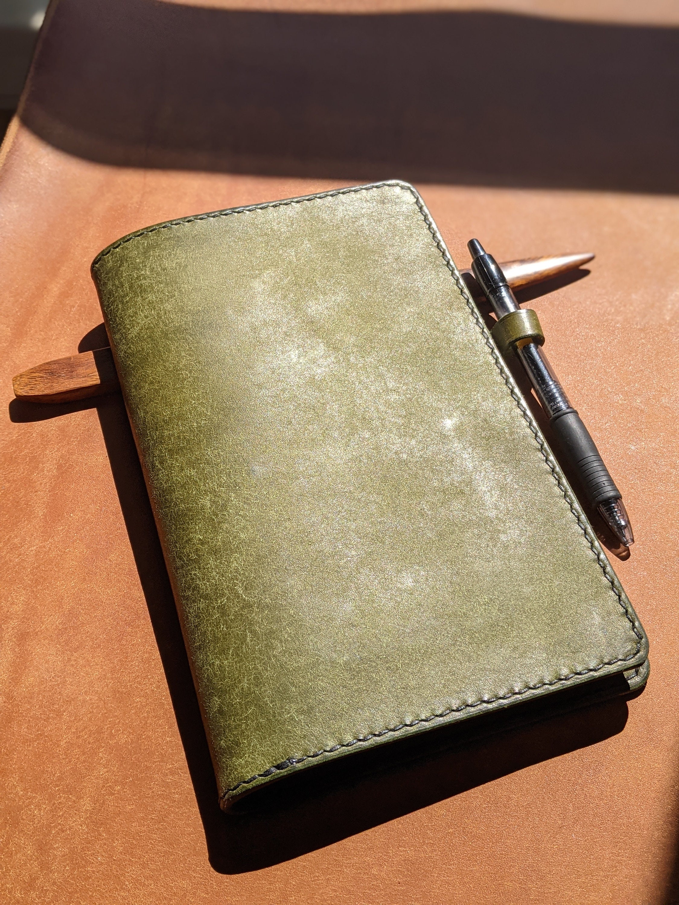 Premium Italian Leather Moleskine Cover Large Etsy