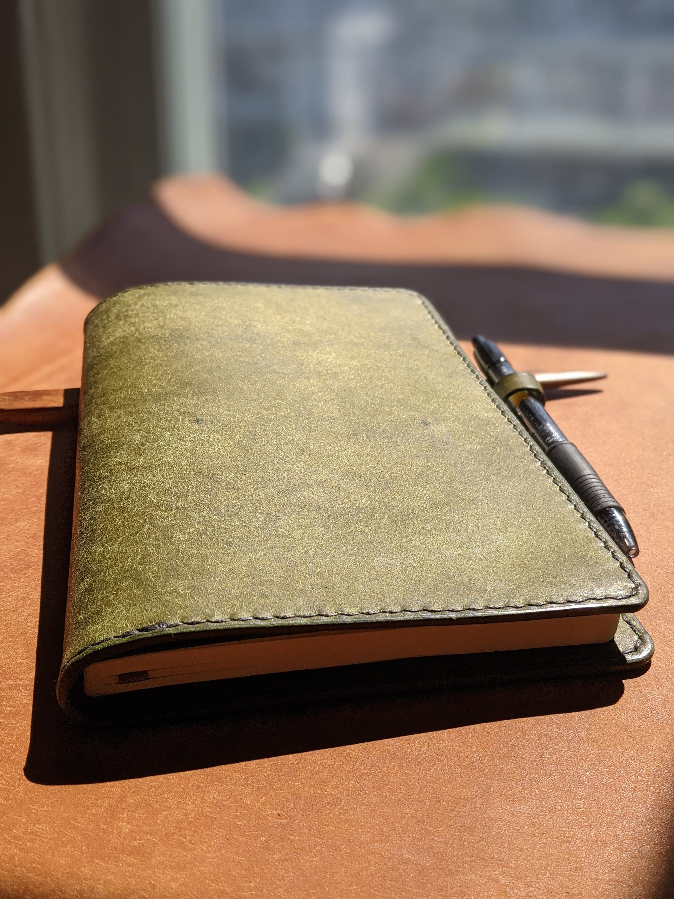 Premium Italian Leather Moleskine Cover Large Etsy