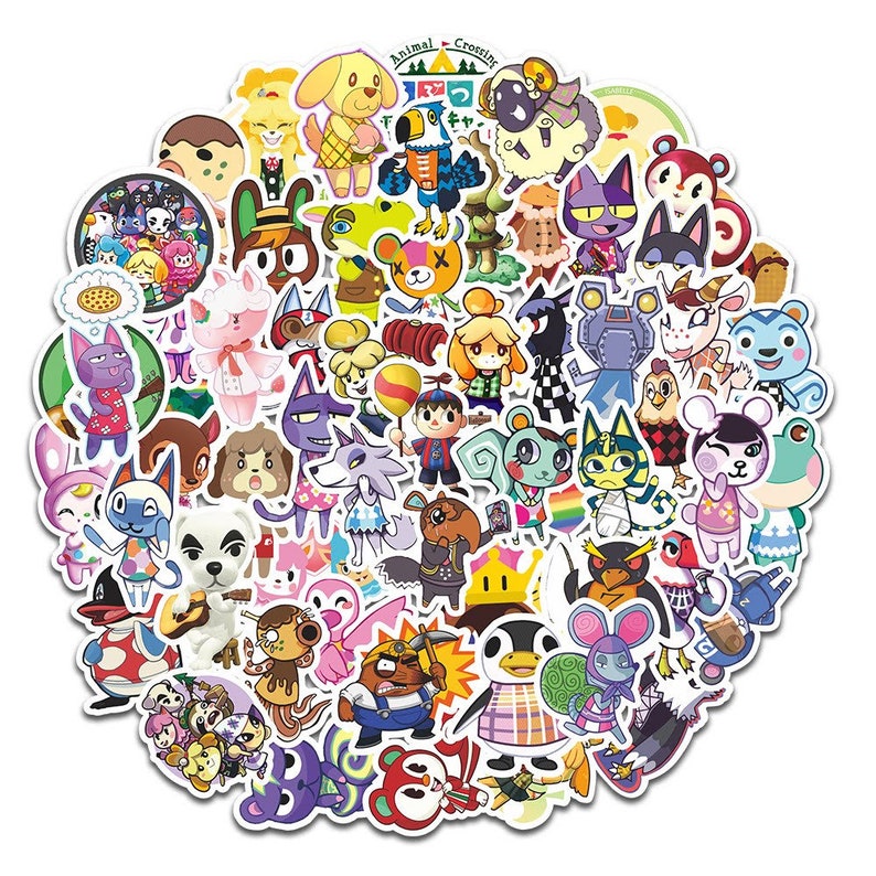 Animal Crossing Villager Stickers 100pcs Animal Crossing Stickers