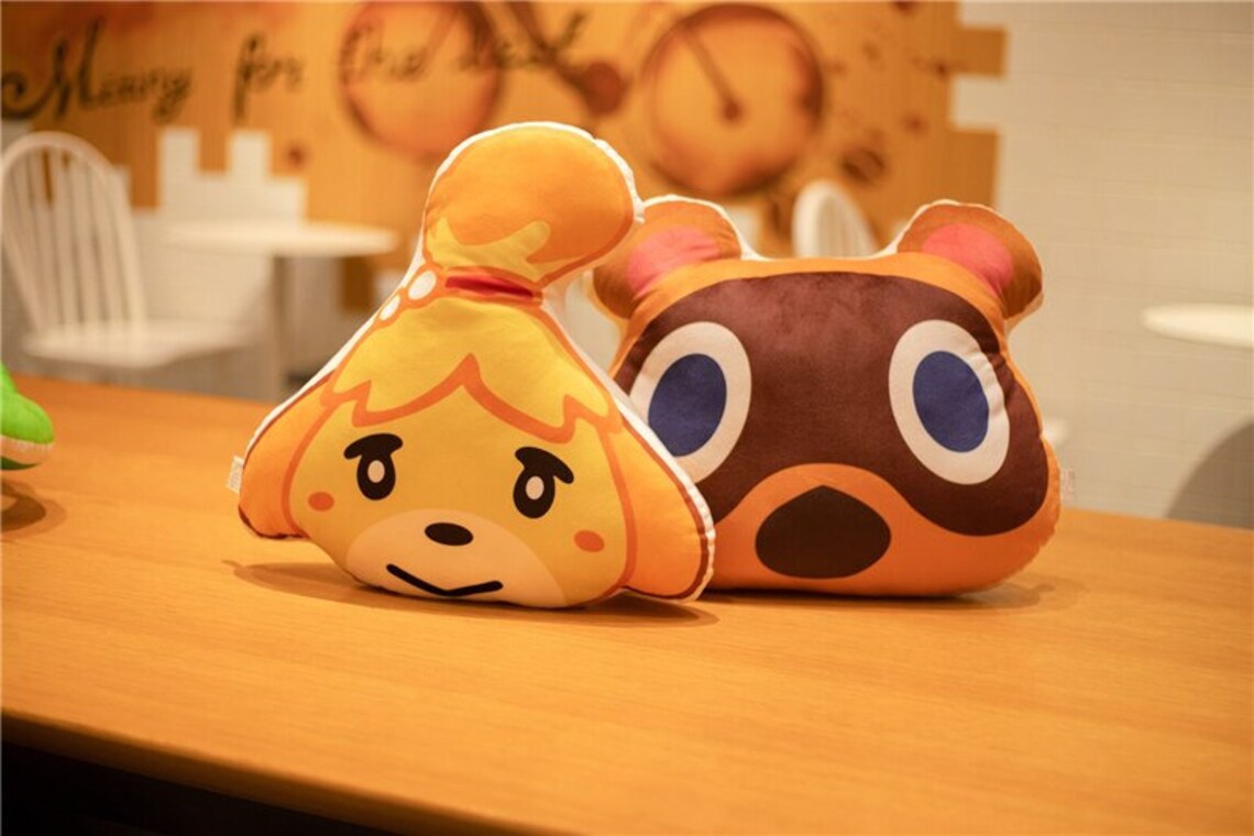 18 Tom Nook Animal Crossing Plush Pillow Eye mask Tom Etsy