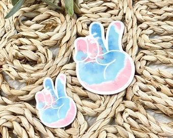 Tie Dye Peace - Die Cut Stickers || Waterproof, Durable Vinyl