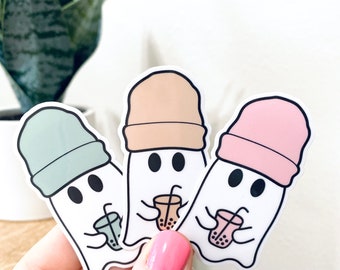 Chill Little Ghost Die Cut Sticker || Waterproof, Durable Vinyl
