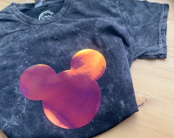 Holographic Mickey Tee or Sweatshirt