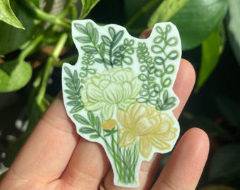Flower Bouquet small Handmade Sticker