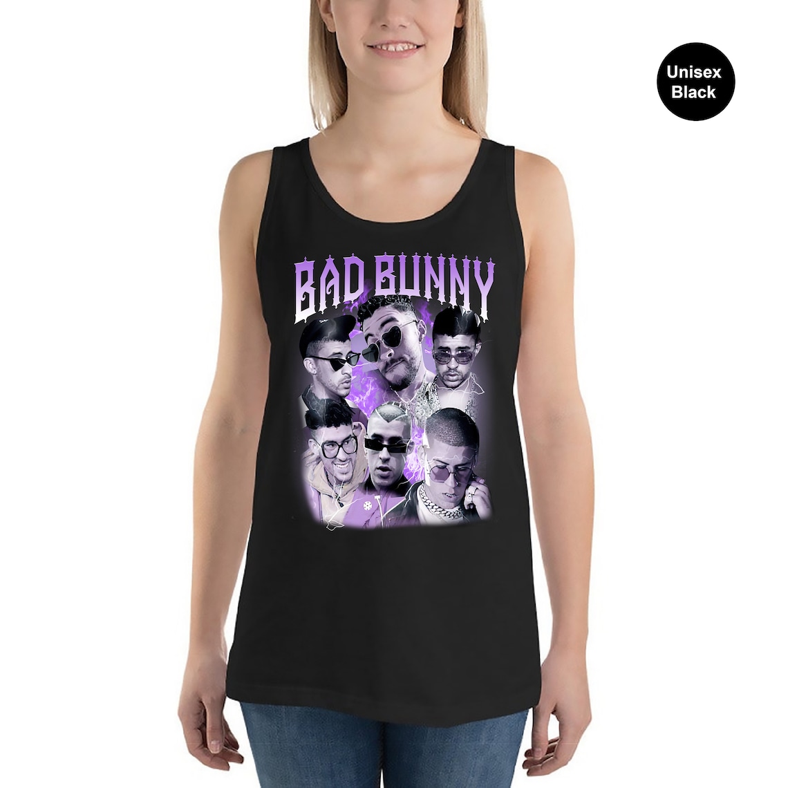 BAD BUNNY Shirt Bad Bunny Printed Graphic Tee Bad Bunny Fan Etsy