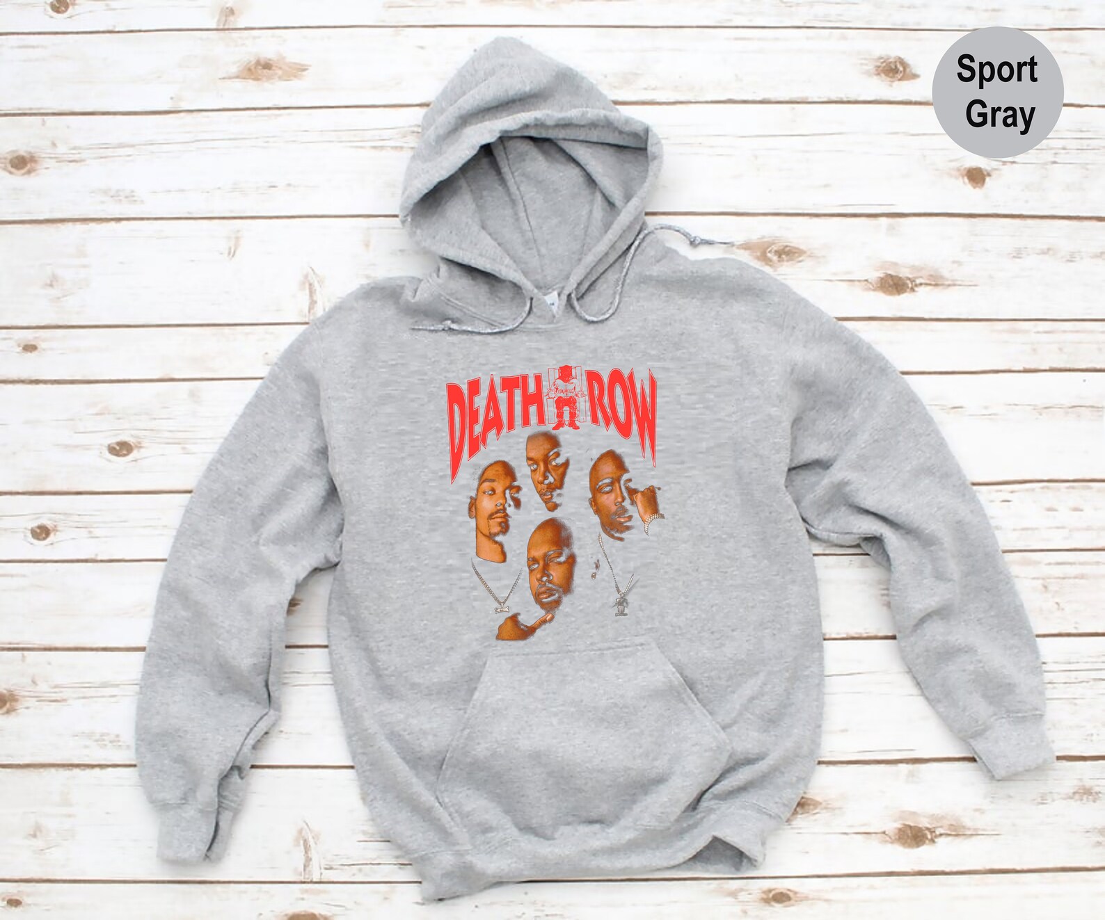 death row records shirt black