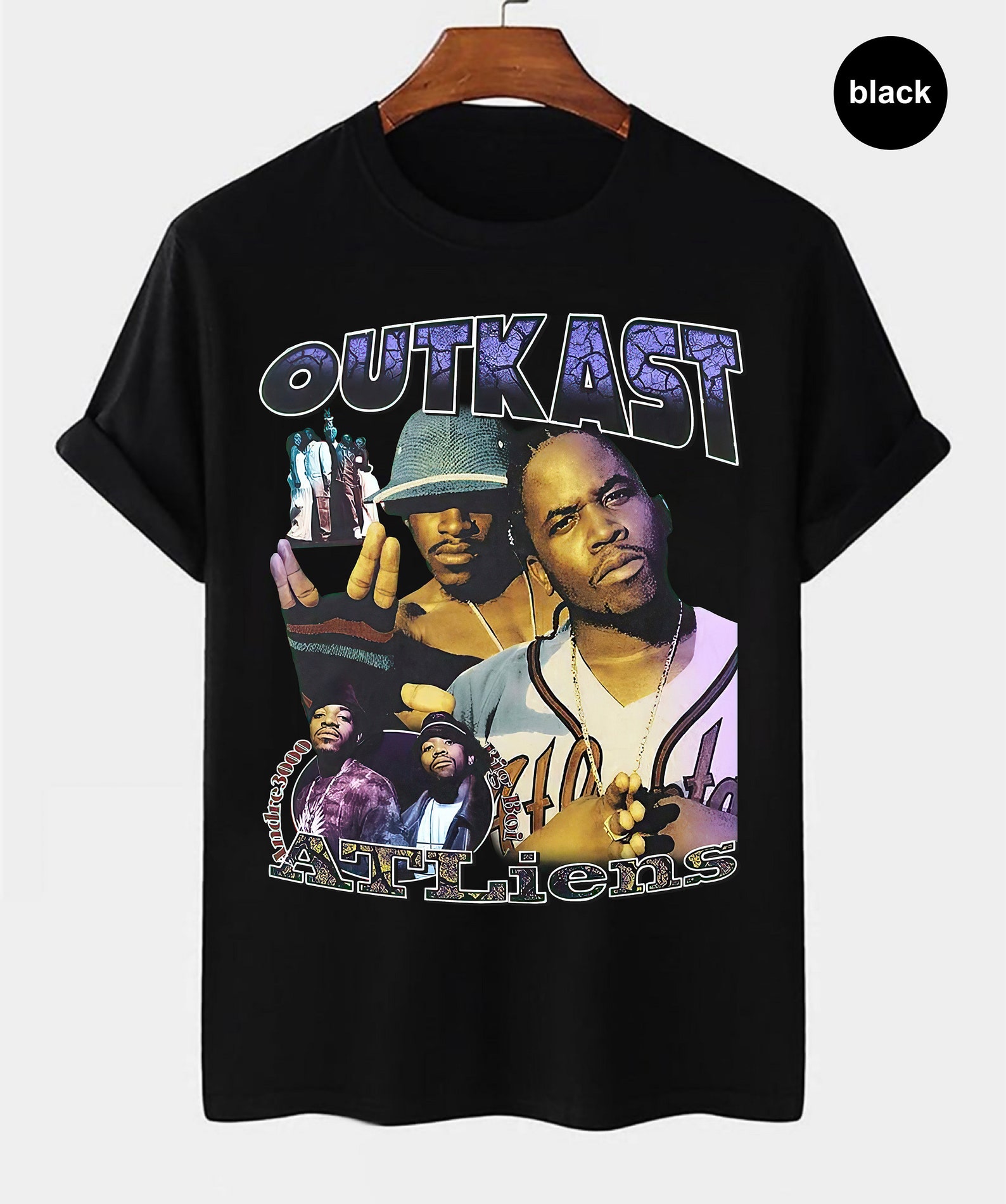 OUTKAST TShirt Hip Hop Vintage RAP Tee Men's Women Etsy