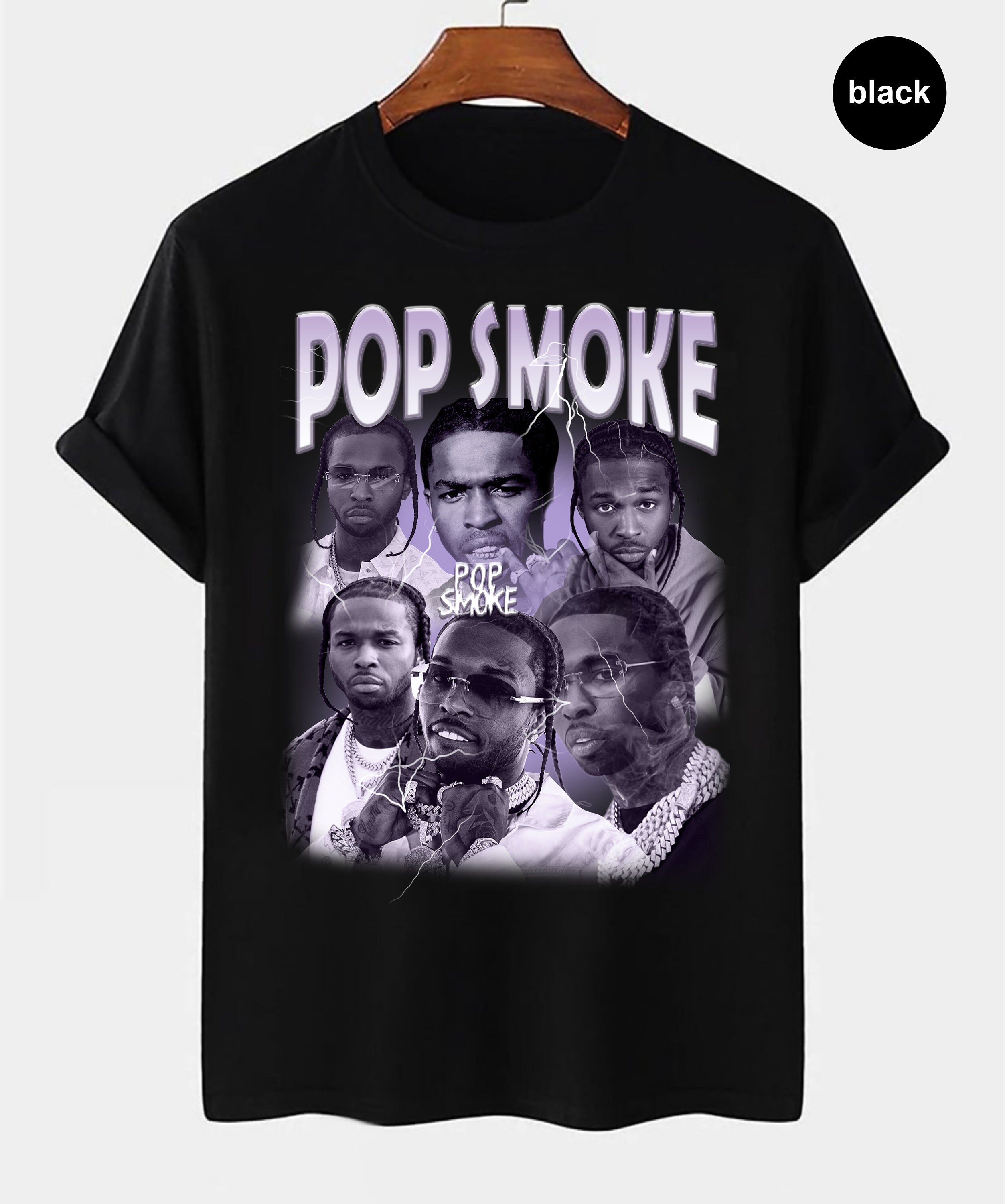 purple pop smoke shirt