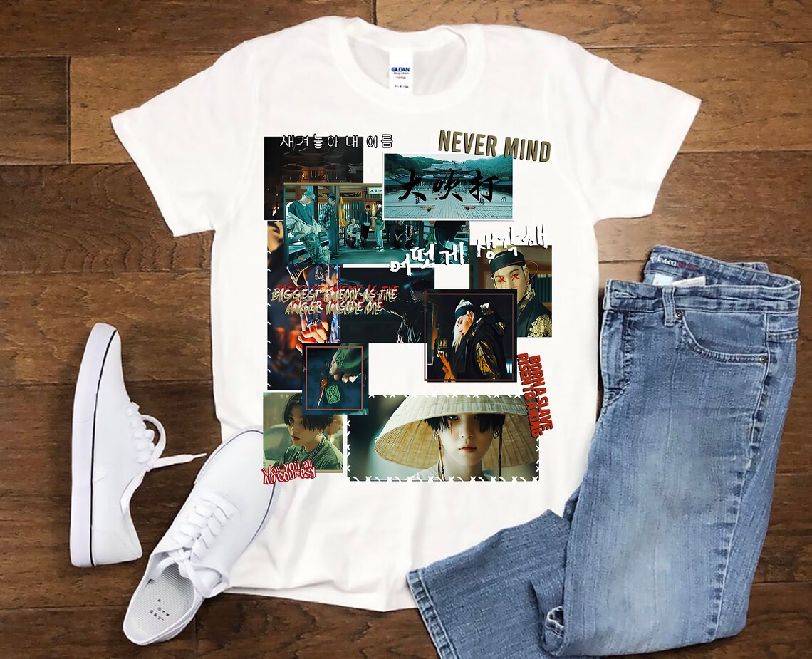 Vintage Style Shirt Min Suga Shirt Agust D Daechwita Vintage | Etsy