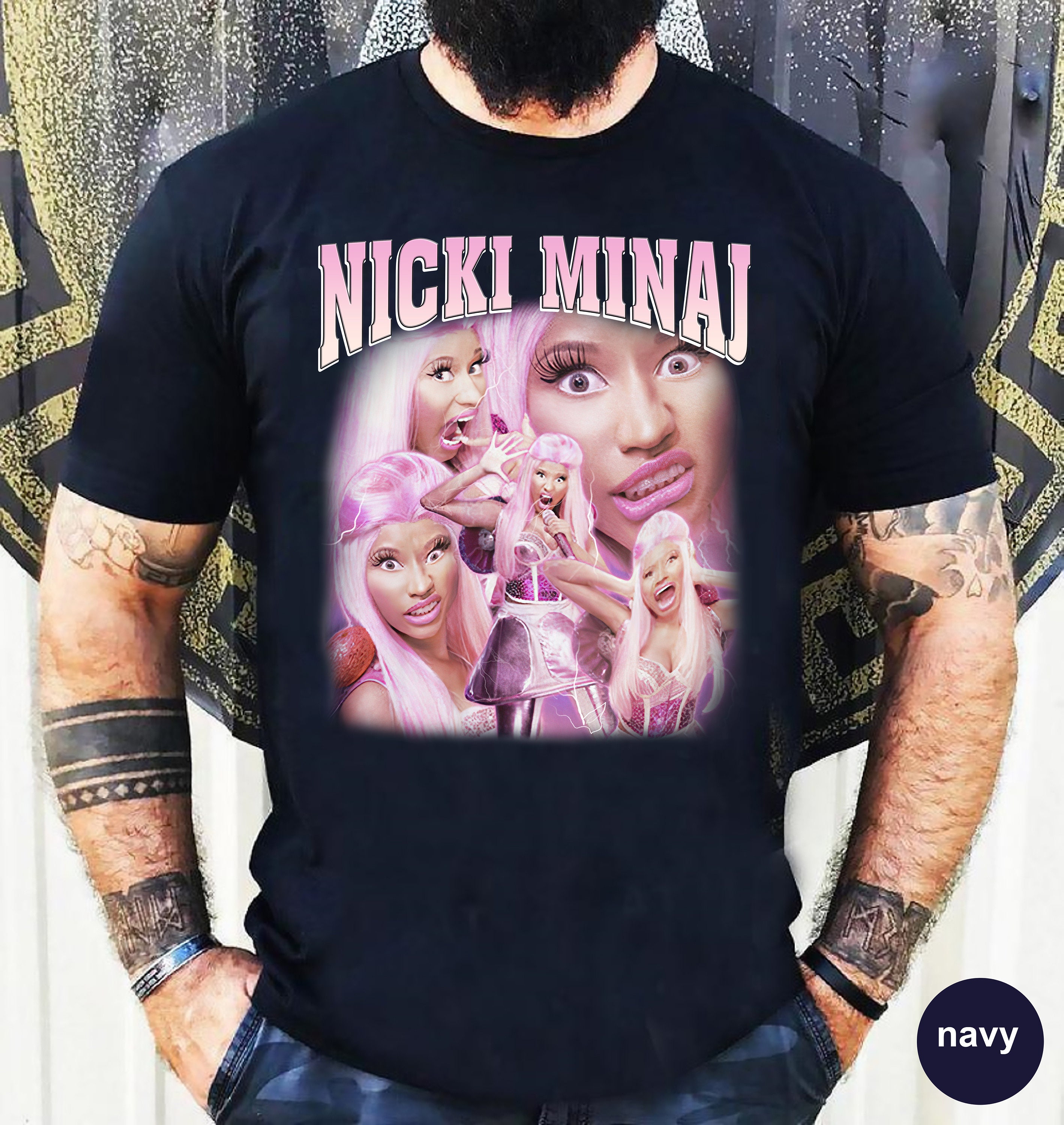 Nicki Minaj Shirt Nicki Minaj Printed Graphic Tee Nicki Etsy