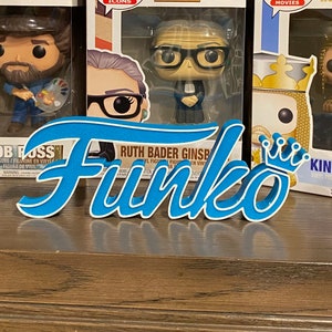 Funko Logo Fan Sign. 3 Sizes. 3D printed. High quality. Great gift for Funko Collector or Fan. Funko Pop Gift. Collector Gift.