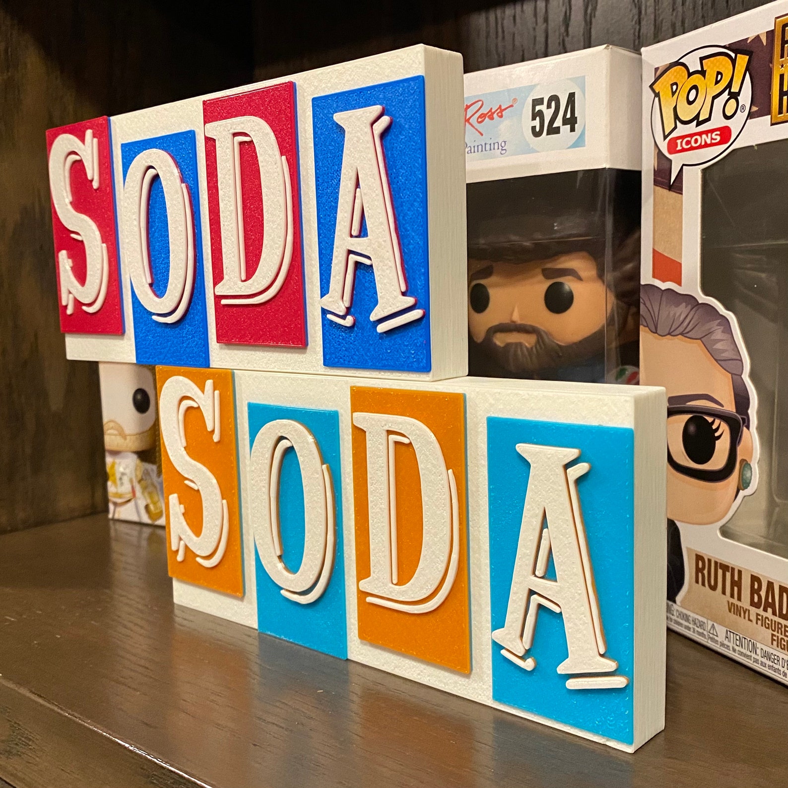 Funko Soda Logo Fan Sign. 3D Printed. High Quality. Great Gift - Etsy