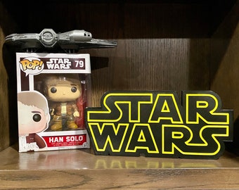3D Printed Star Wars Logo Sign: Collector Fan Gift