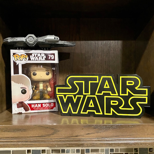 3D Printed Star Wars Logo Sign: Collector Fan Gift