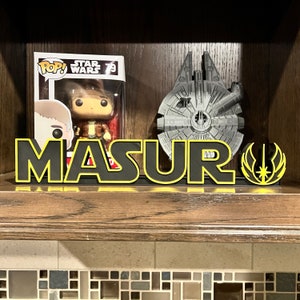 Star Wars Custom 3D Printed Name Plate With Icon - Etsy