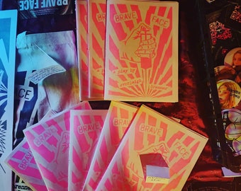 BRAVE FACE Playbook | Risograph Zine