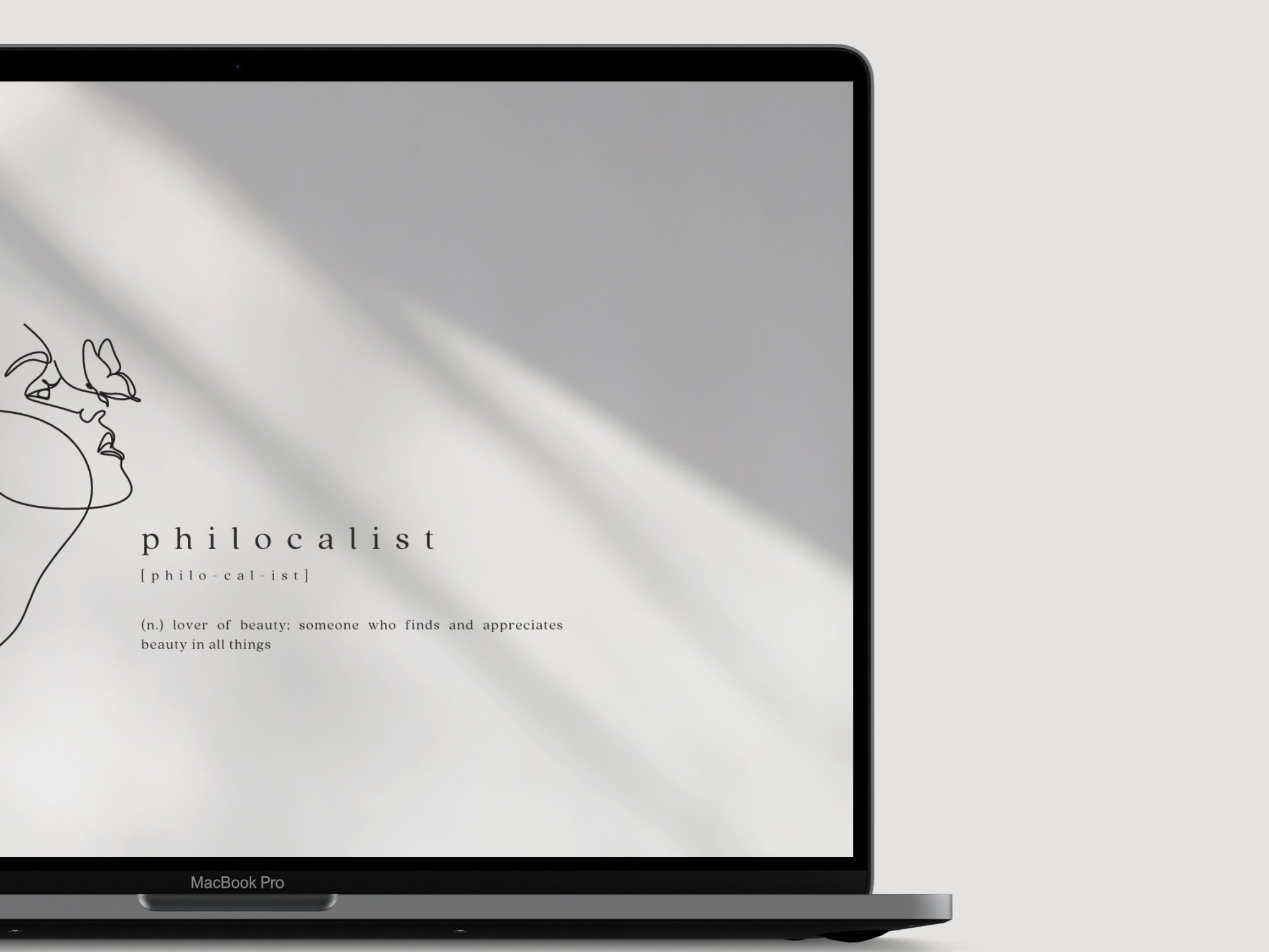 Minimalist Desktop Wallpaper I Rare and Beautiful Words I Philocalist