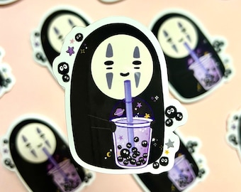 No-Face Boba — Vinyl Sticker