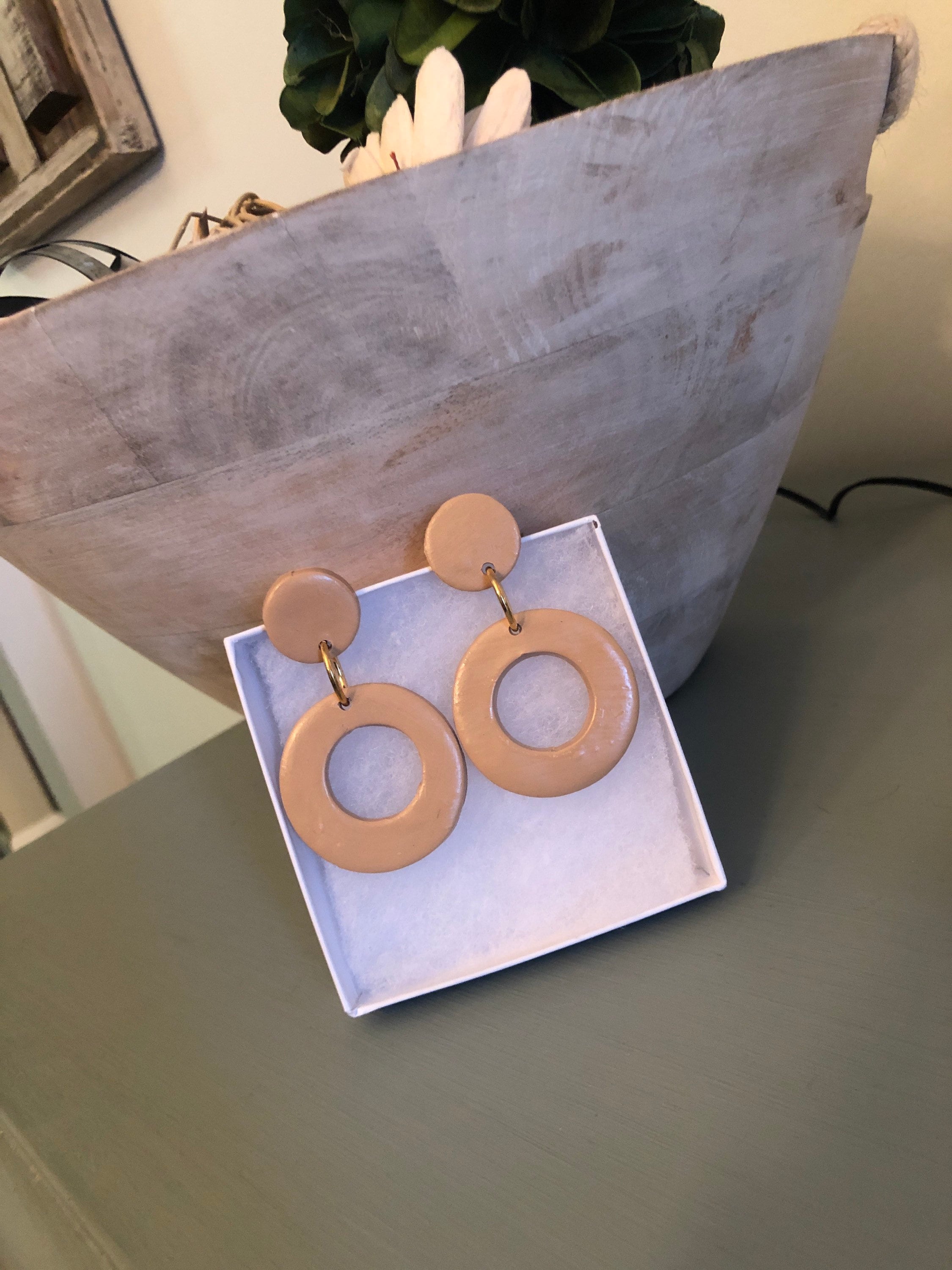 Stud dangle earrings Etsy