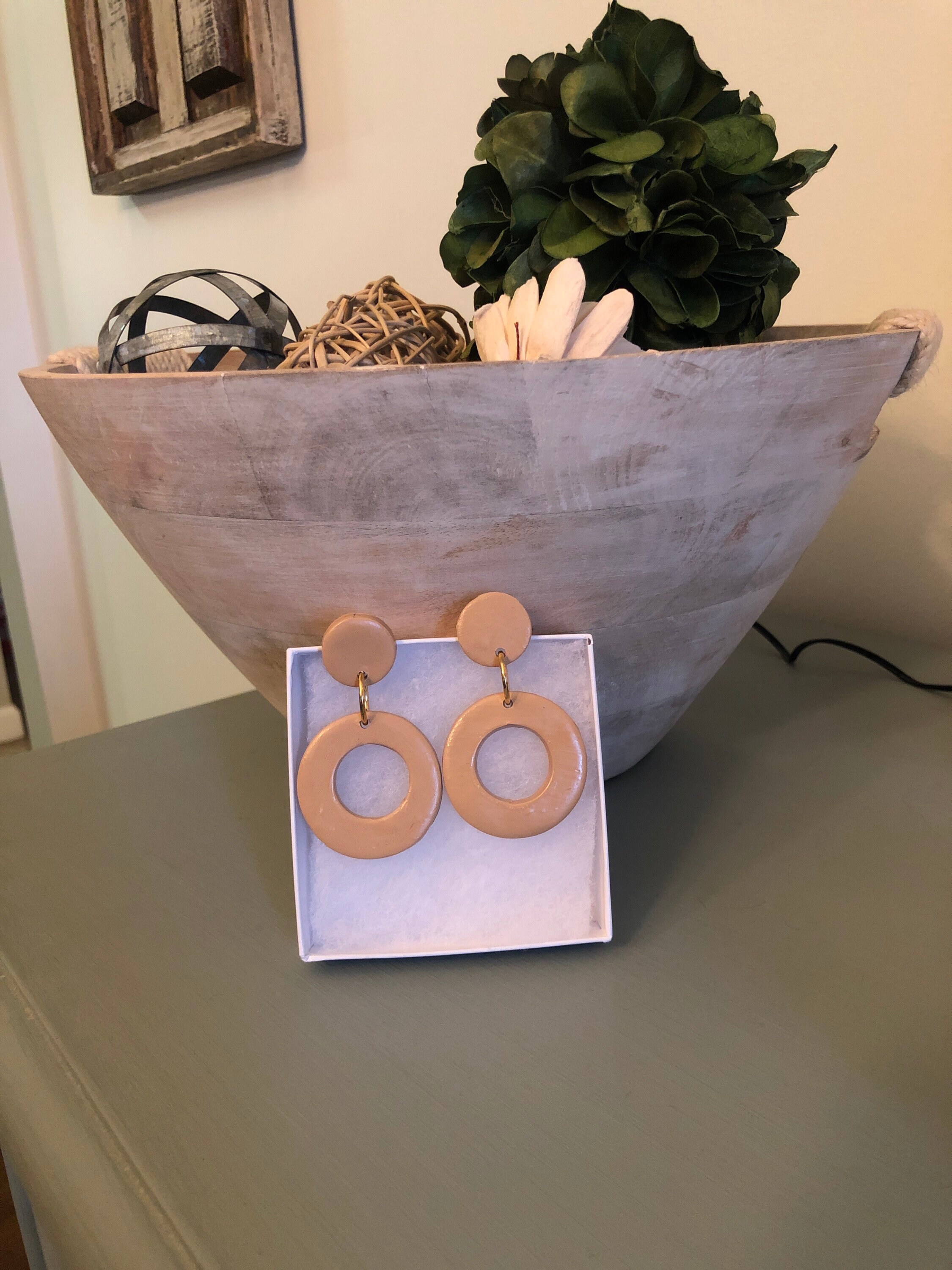 Stud dangle earrings Etsy