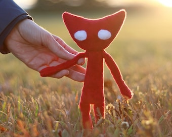 Plushie Yarny Unravel, Yarny doll, Yarny from first Unravel game (22cm / 8.5inch) made to order, cuddly plushie