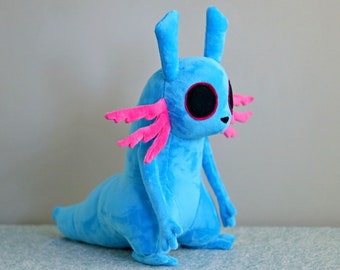 Rivulet Slugcat, around 56 cm/22 inch or 40cm/16inch plushie, Rain World plush, Downpour plush, MADE TO ORDER in 8 weeks