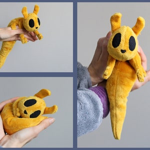 Slugcats, wired or weighted Slugpup around 34cm/13inch, Rain World, Downpour plushie, Monk, Saint, Survivor, Rivulet, Artificer, Spearmaster Monk