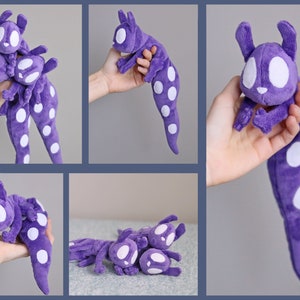 Slugcats, wired or weighted Slugpup around 34cm/13inch, Rain World, Downpour plushie, Monk, Saint, Survivor, Rivulet, Artificer, Spearmaster Spearmaster